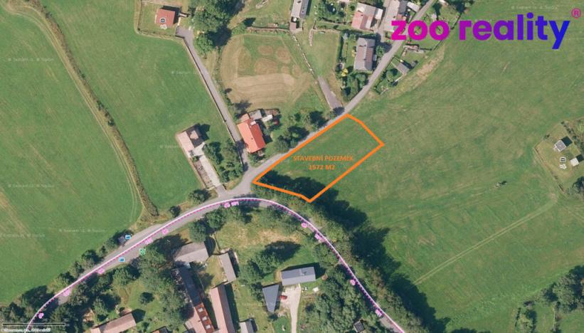 Prodej pozemku pro bydlení, Vacov - Lhota nad Rohanovem, 1572 m2