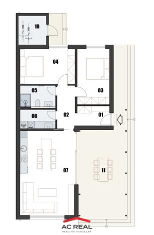 Prodej rodinného domu, Strachotín, Šakvická, 91 m2