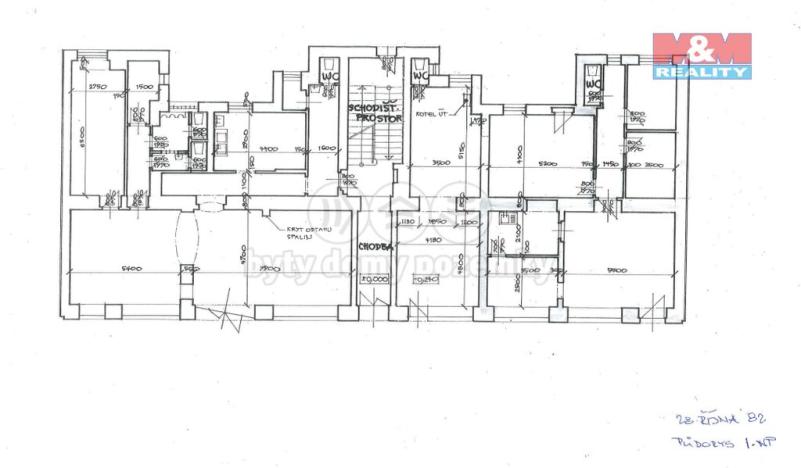Prodej činžovního domu, Ostrava - Moravská Ostrava, 28. října, 2070 m2