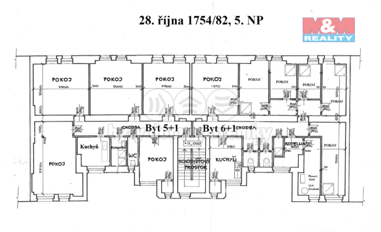 Prodej činžovního domu, Ostrava - Moravská Ostrava, 28. října, 2070 m2