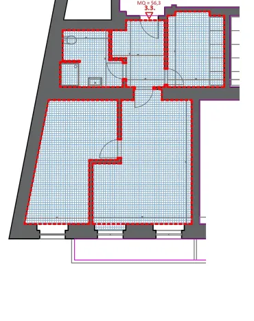 Pronájem bytu 2+1, Praha - Nové Město, Revoluční, 56 m2