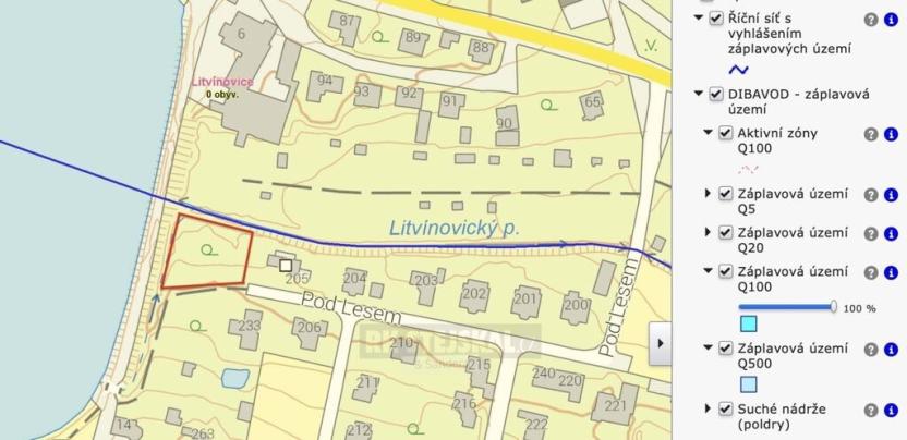 Prodej pozemku pro bydlení, Litvínovice - Šindlovy Dvory, 1203 m2