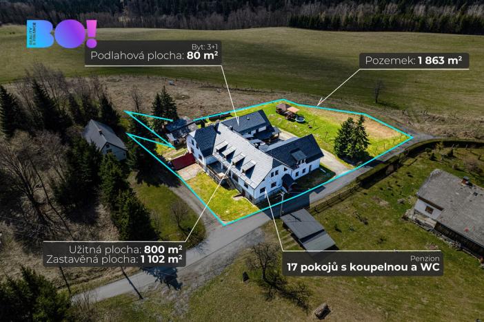 Prodej ubytování, Staré Město - Chrastice, 800 m2