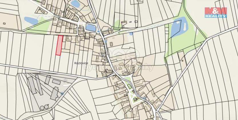 Prodej pole, Kozlovice, 1818 m2