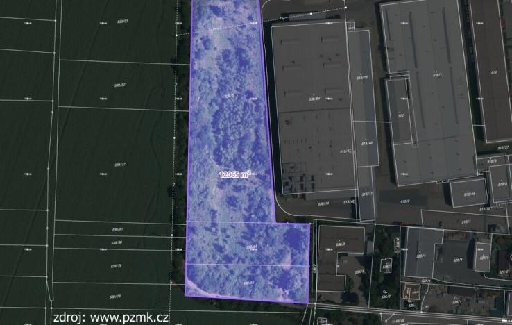 Prodej komerčního pozemku, Brno, Vídeňská, 12065 m2
