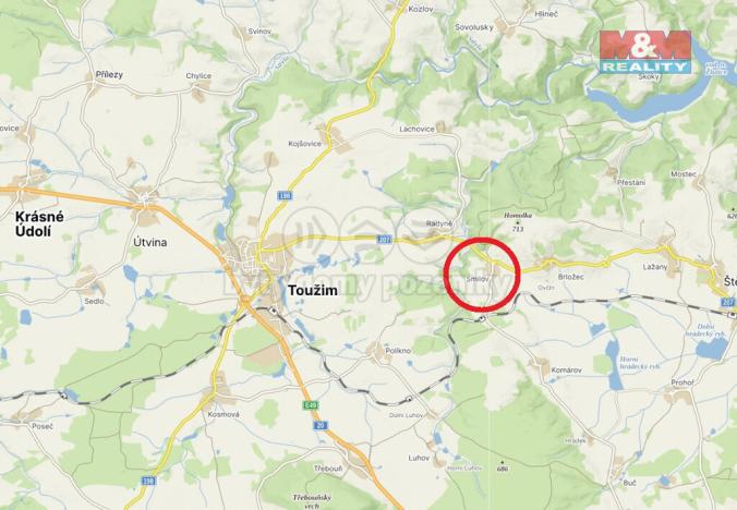 Prodej pozemku pro bydlení, Toužim - Smilov, 2461 m2