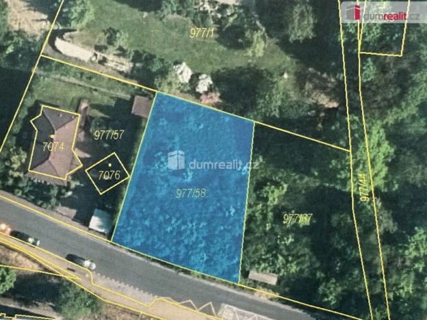 Prodej pozemku pro bydlení, Cheb, Dvořákova, 712 m2