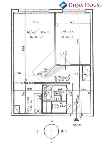 Prodej bytu 2+kk, Praha - Stodůlky, Brdičkova, 45 m2