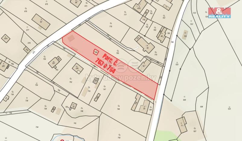 Prodej pozemku pro bydlení, Hradec-Nová Ves, 2808 m2