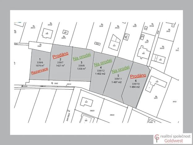 Prodej pozemku pro bydlení, Konárovice, Zadní Zájezd, 1497 m2