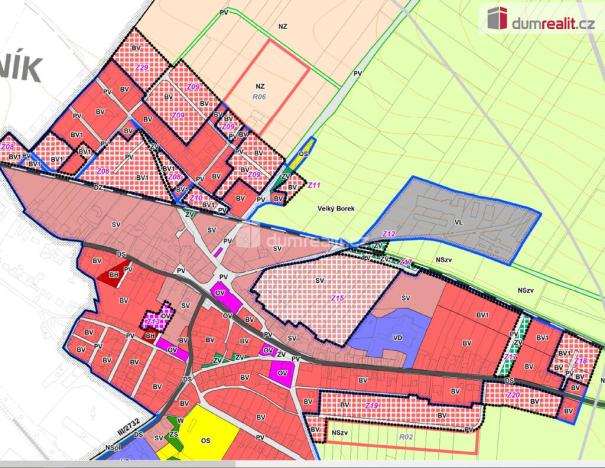 Prodej pozemku pro bydlení, Velký Borek, 802 m2