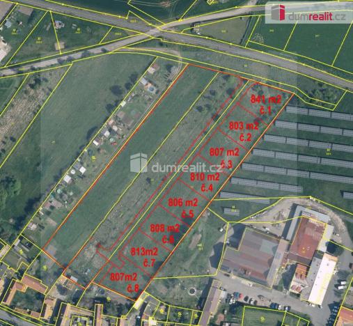 Prodej pozemku pro bydlení, Velký Borek, 802 m2