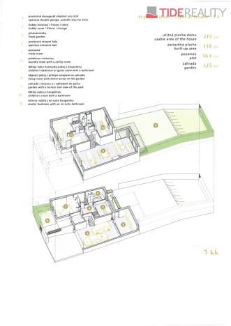 Pronájem rodinného domu, Praha - Košíře, Vášové, 220 m2