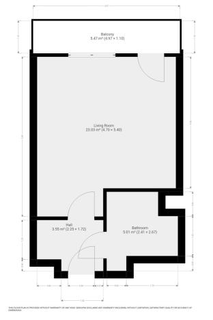 Pronájem bytu 1+kk, Praha - Letňany, Miroslava Hajna, 35 m2