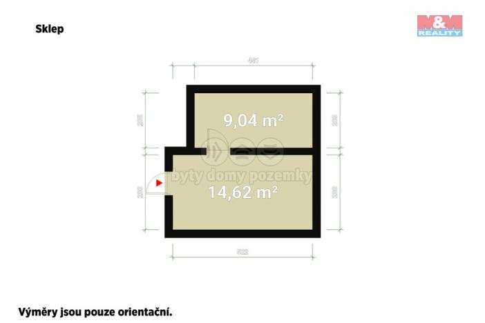 Prodej rodinného domu, Kněževes, Pražská, 67 m2