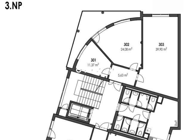 Pronájem kanceláře, Brno - Černovice, Klíčova, 40 m2