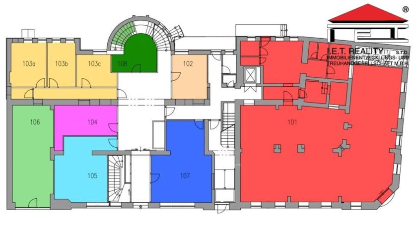 Pronájem kanceláře, Frýdek-Místek - Frýdek, tř. T. G. Masaryka, 123 m2