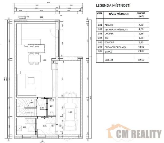 Prodej pozemku pro bydlení, Krumsín, 855 m2