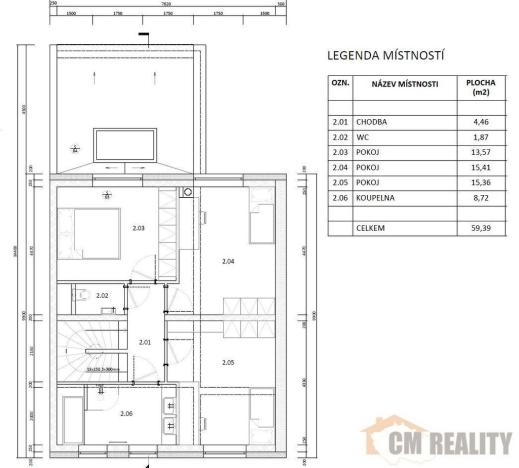 Prodej pozemku pro bydlení, Krumsín, 855 m2
