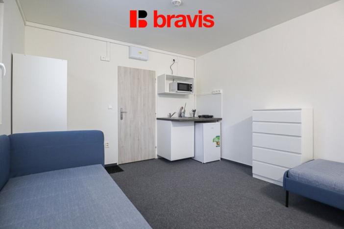 Pronájem bytu 1+kk, Brno - Dolní Heršpice, Bernáčkova, 16 m2