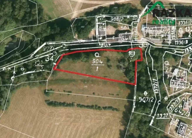 Prodej komerčního pozemku, Dlouhý Újezd, 3343 m2