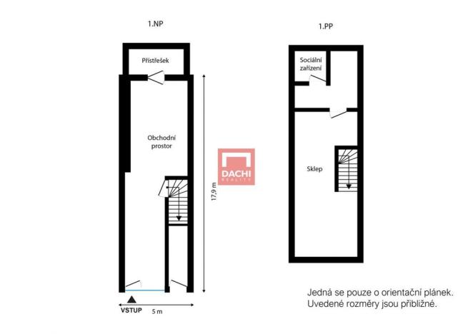 Pronájem obchodního prostoru, Olomouc, Denisova, 130 m2