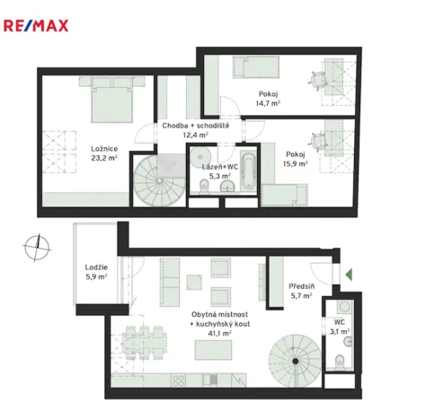 Prodej bytu 4+kk, České Budějovice - České Budějovice 6, Chelčického, 127 m2