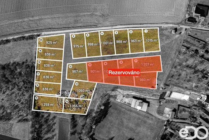 Prodej pozemku pro bydlení, Rožďalovice, 836 m2
