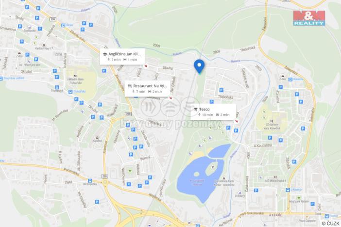 Prodej zahrady, Karlovy Vary - Rybáře, 328 m2