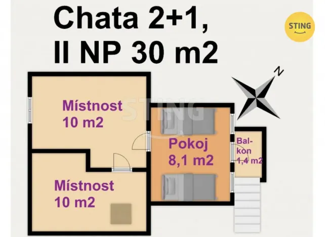 Prodej pozemku, Radějov, 833 m2