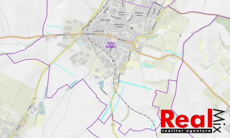 Prodej pozemku pro bydlení, Kyjov, 49606 m2