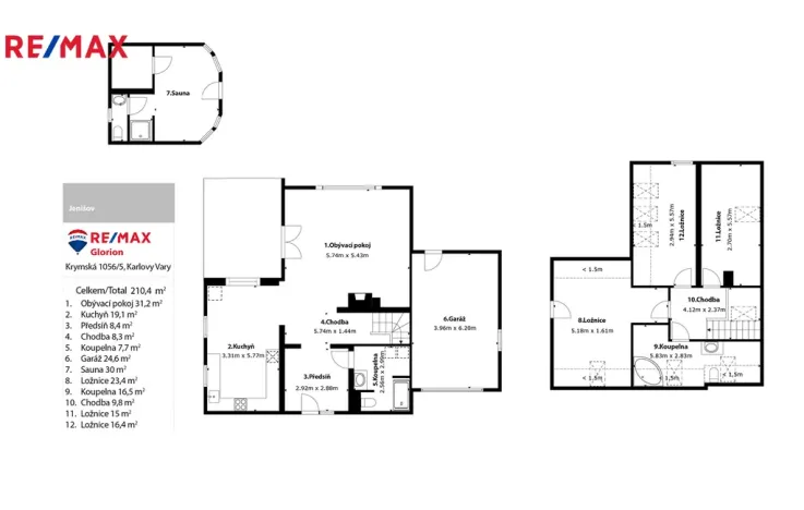 Prodej rodinného domu, Jenišov - Pod Rohem, K Rohu, 210 m2