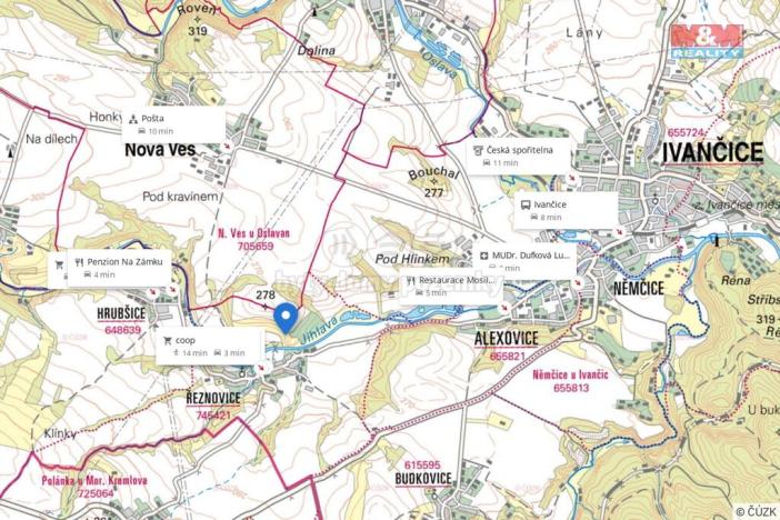 Prodej pozemku, Ivančice - Řeznovice, 1362 m2