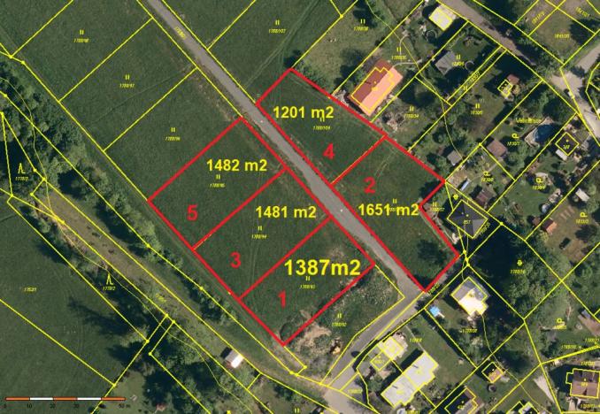 Prodej pozemku pro bydlení, Lichnov, 1651 m2