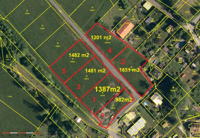 Prodej pozemku pro bydlení, Lichnov, 1481 m2