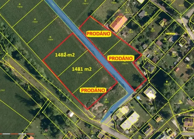 Prodej pozemku pro bydlení, Lichnov, 1481 m2