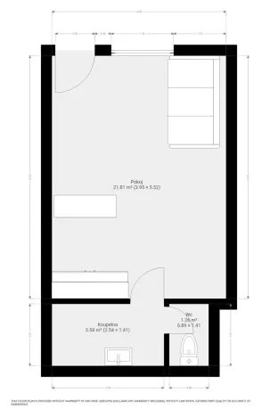 Pronájem bytu 1+kk, Brno - Líšeň, bratří Sapáků, 29 m2