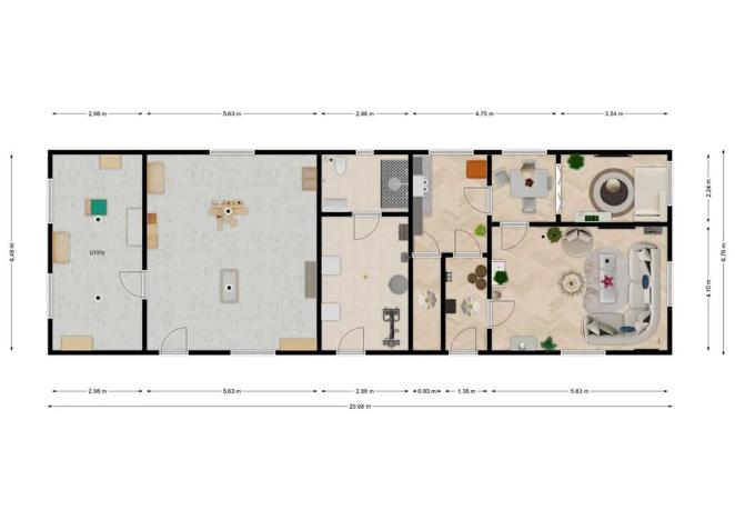 Prodej rodinného domu, Petrohrad, 247 m2