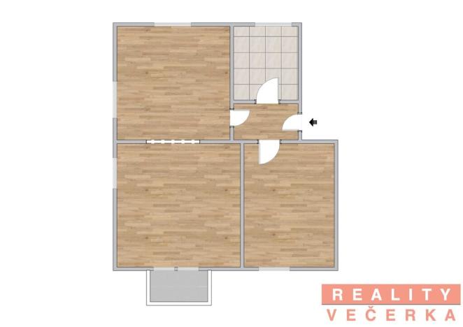 Prodej bytu 2+1, Příbram - Příbram IV, Gorkého, 50 m2