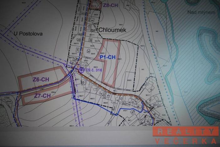 Prodej pozemku pro bydlení, Újezd u Chocně - Chloumek, 1000 m2