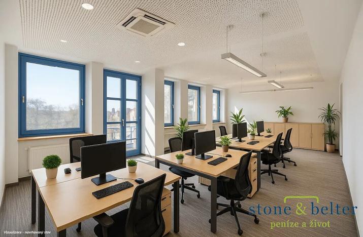 Pronájem kanceláře, Mladá Boleslav, třída T. G. Masaryka, 128 m2