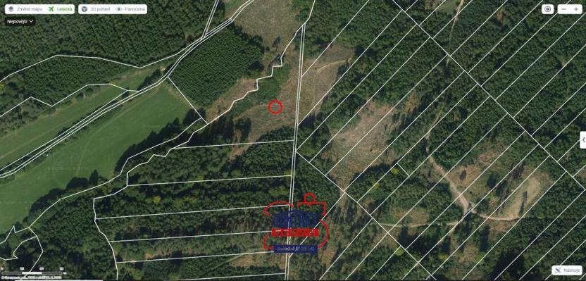 Prodej lesa, Jevíčko, 70821 m2