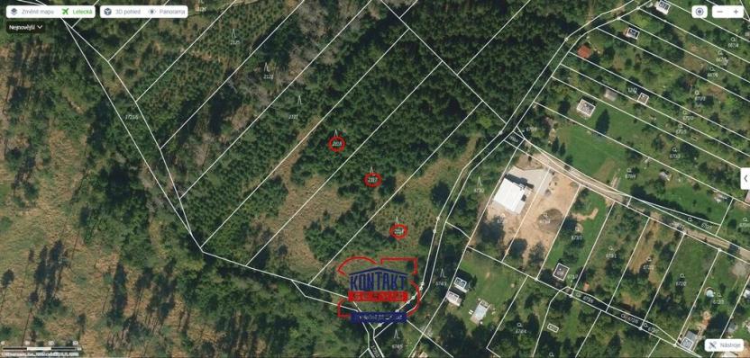 Prodej lesa, Jevíčko, 70821 m2