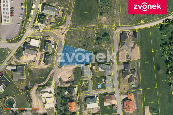 Prodej pozemku pro bydlení, Vsetín, 1091 m2