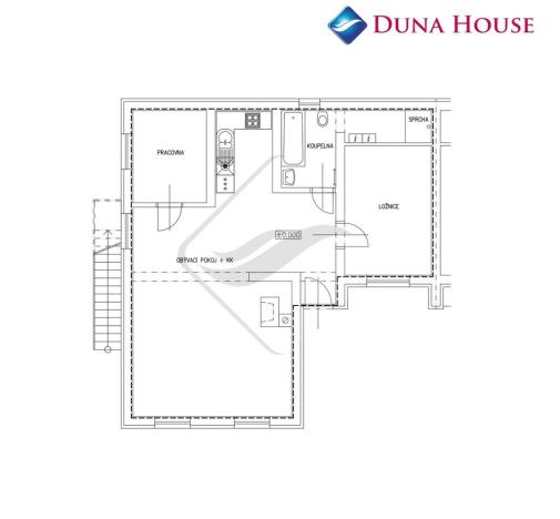 Prodej bytu 3+kk, Zvole, Kolmá, 84 m2