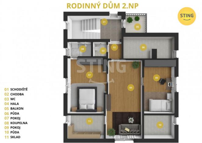 Prodej rodinného domu, Dolní Lhota, 240 m2