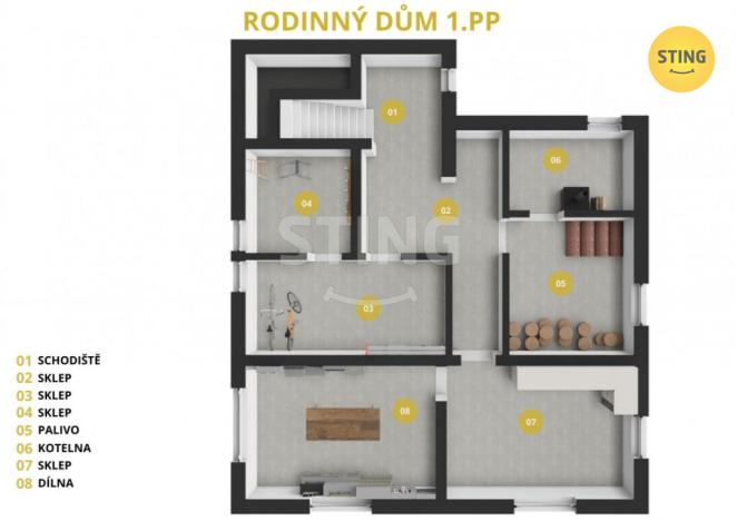 Prodej rodinného domu, Dolní Lhota, 240 m2