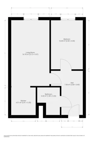 Pronájem bytu 2+kk, Praha - Letňany, Krausova, 45 m2