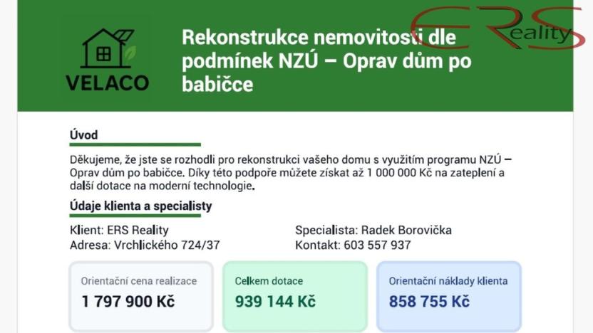 Prodej rodinného domu, Liberec, Vrchlického, 320 m2