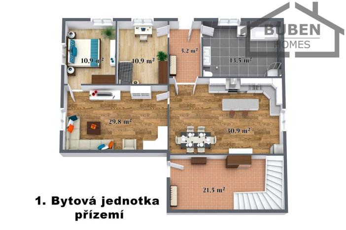 Prodej rodinného domu, Bor - Doly, 280 m2